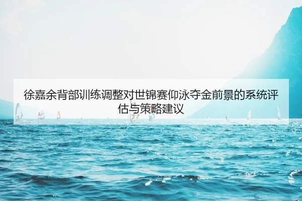 徐嘉余背部训练调整对世锦赛仰泳夺金前景的系统评估与策略建议